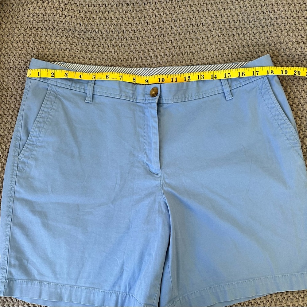 Talbots Women’s Blue Chino Shorts Size: 12 - Picture 3 of 6